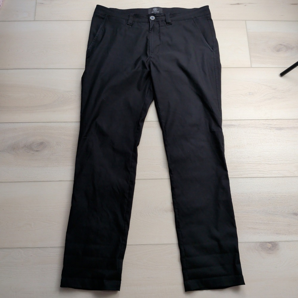 Aether Apparel Technical Chino Pants Mens 36 (Fits 38x33) Black Performance
